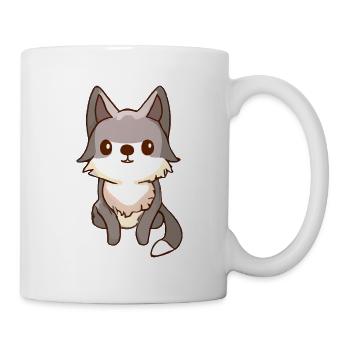 Husky Dog Wolfhound - Mug blanc - blanc - Droite
