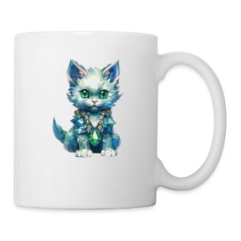 Birthstone Cat August - Mug - white - Right