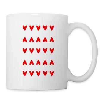 LOVE. COUPLE. JUST MARRIED. Bachelorette party. VALENTINE'S DAY. - Mug - white - Right