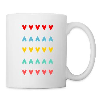 PAAR. GERADE VERHEIRATET. Junggesellinnenabschied. VALENTINSTAG. MARIES - Tasse - Weiß - Rechts