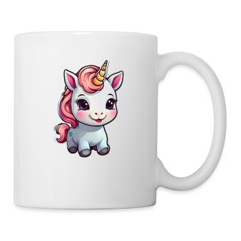 Happy Baby unicorn kawaii style - Mug - white - Right