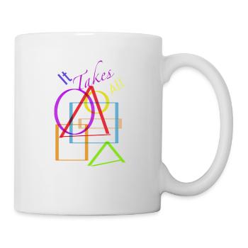 Alle Formen - Tasse - Weiß - Rechts