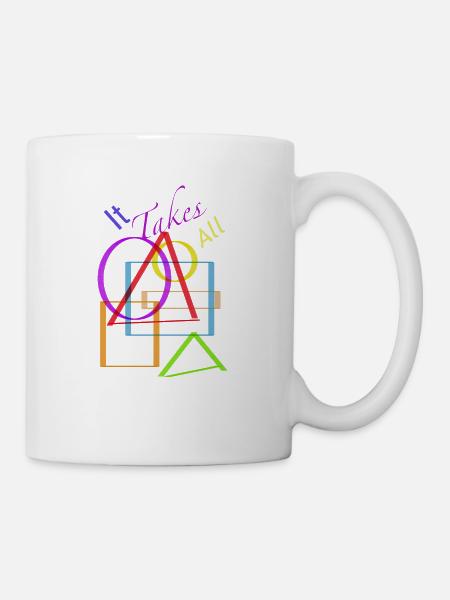 All shapes - Mug - white