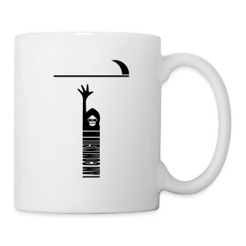 J’arrive - Mug blanc - blanc - Droite
