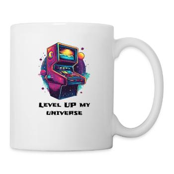 Level Up Your Universe! - Tasse - Weiß - Rechts