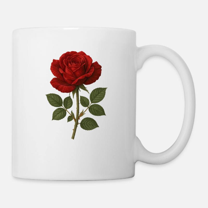 Rose - Mug blanc - blanc