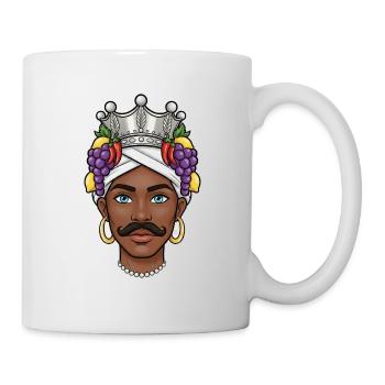 Sicily Dark Brown Man Sicily - Mug - white - Right