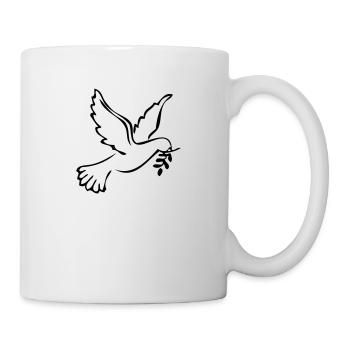 Taube Christentum - Tasse - Weiß - Rechts