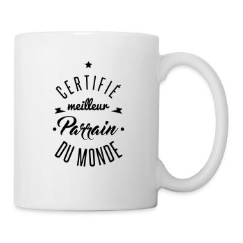 meilleur parrain - Mug blanc - blanc - Droite