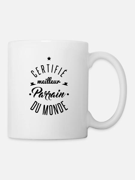 meilleur parrain - Mug blanc - blanc