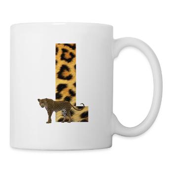 leopard l - Tasse - Weiß - Rechts