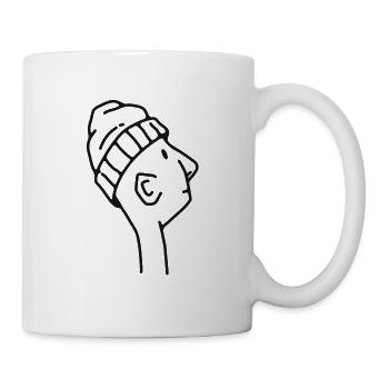 Komischer Typ - Tasse - Weiß - Rechts