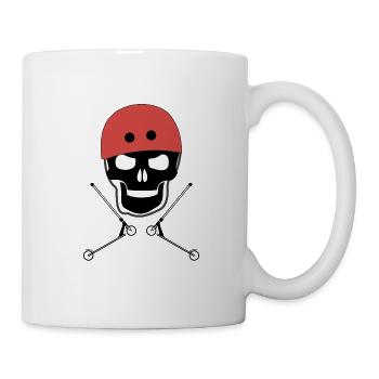 Schädel 2 - Tasse - Weiß - Rechts