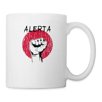 Alerta - Liberté et égalité - Mug blanc - blanc - Droite