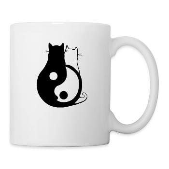 Chats zen - Mug blanc - blanc - Droite