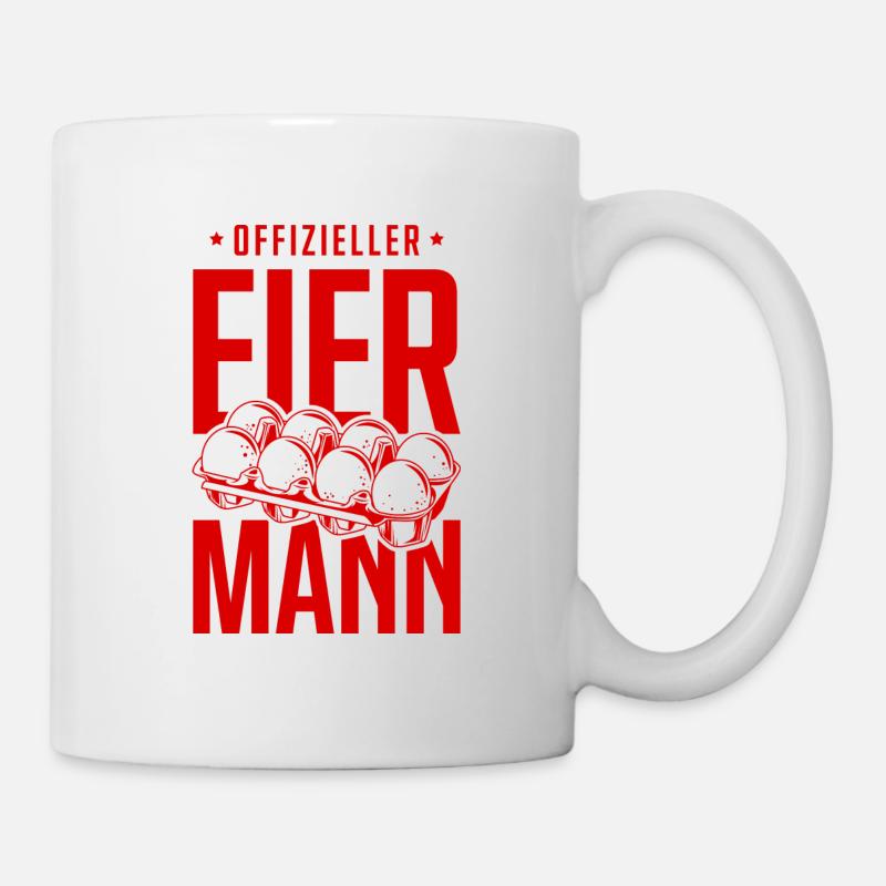 Offizieller Eiermann - Tasse - Weiß