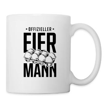 Offizieller Eiermann - Tasse - Weiß - Rechts