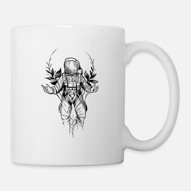 Sketch astronaute - Mug blanc - blanc