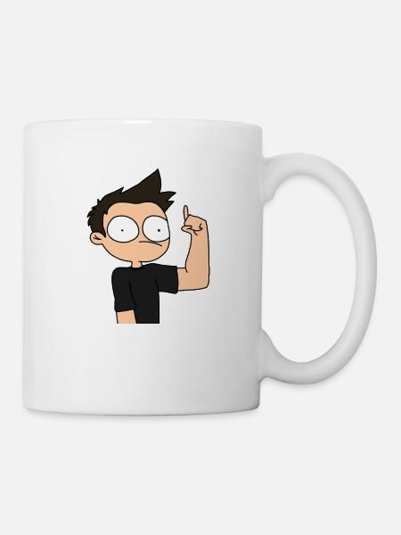 Chiby marv doigt levé - Mug blanc - blanc