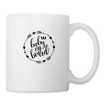 Baby on Board - Tasse - Weiß - Rechts