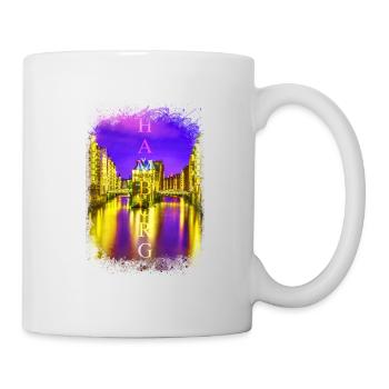 Hamburg St Pauli Reeperbahn Rotlichtviertel - Tasse - Weiß - Rechts