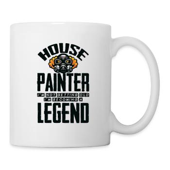 Peintre et vernisseur, le métier le meilleur et le plus ennuyeux - Mug blanc - blanc - Droite