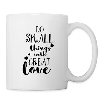 GRAND AMOUR - Mug blanc - blanc - Droite