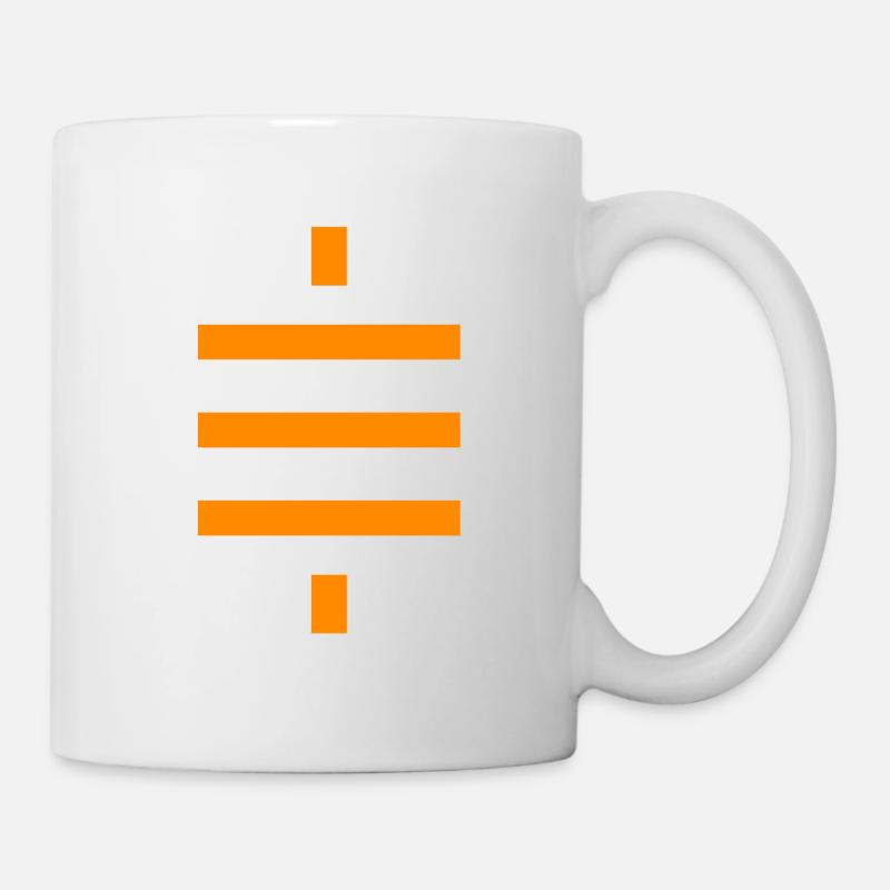 Satoshi Logo - Tasse - Weiß