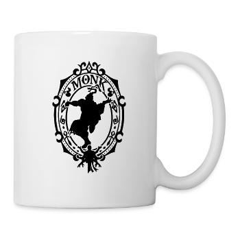 Mönch - Tasse - Weiß - Rechts