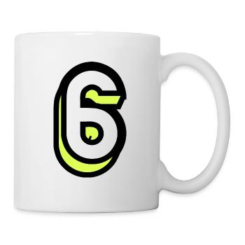 6. 6 YEARS. 6th ANNIVERSARY. BIRTHDAY 6 YEARS - Mug - white - Right