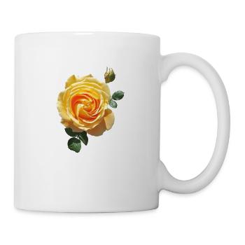 Frühlingsrose - Tasse - Weiß - Rechts