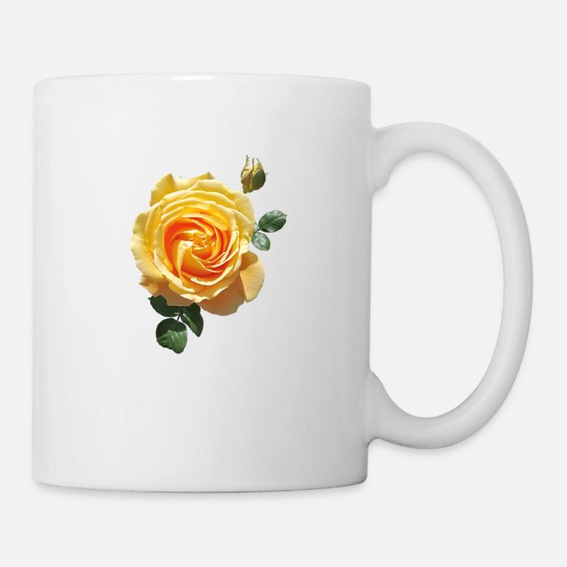 Frühlingsrose - Tasse - Weiß