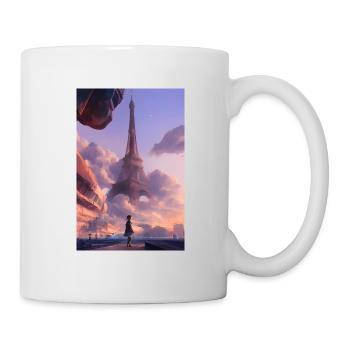 Paris - Tasse - Weiß - Rechts
