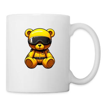 Yellow bear - Tasse - Weiß - Rechts