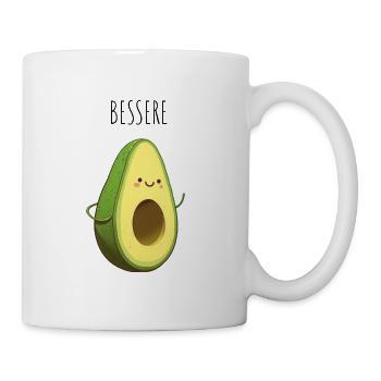 Bessere Hälfte - Tasse - Weiß - Rechts