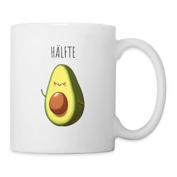 Bessere Hälfte - Tasse - Weiß - Rechts