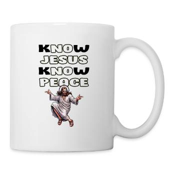 Jésus disant Dieu chrétien Jésus citation - Mug blanc - blanc - Droite