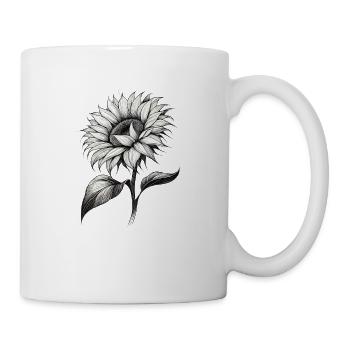 Tournesol - Mug blanc - blanc - Droite