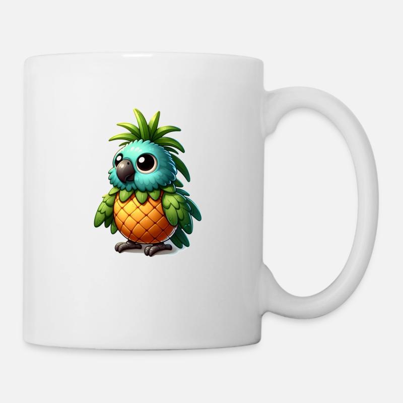 Petit perroquet mignon - Mug blanc - blanc
