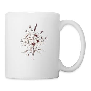 Timeless Floral Elegance – Nature’s Beauty - Tasse - Weiß - Rechts