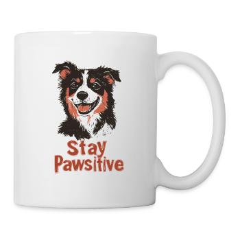 Stay Pawsitive - Mug - white - Right