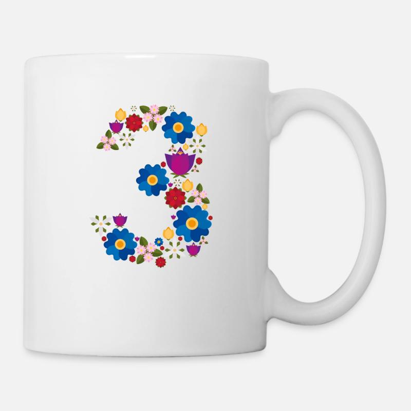 Flowers 3 - Mug - white