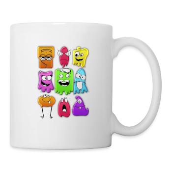 Funny ghosts - Mug - white - Right