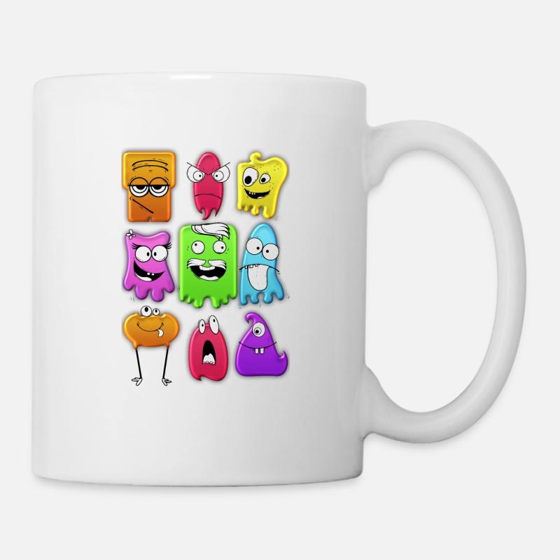 Funny ghosts - Mug - white