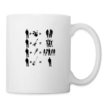 Bass makes you lonely - Mug - white - Right