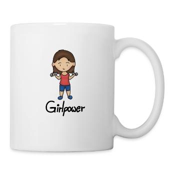 girl Power - Mug blanc - blanc - Droite