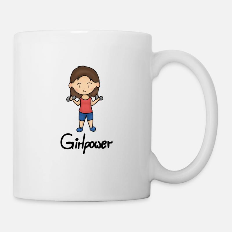 Girlpower - Tasse - Weiß