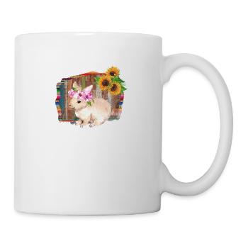 Easter Bunny Watercolor - Mug - white - Right