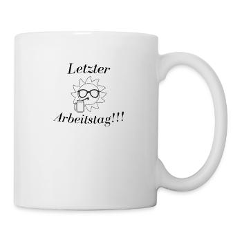 Urlaub Sommer Sonne Strandurlaub Geschenk - Tasse - Weiß - Rechts