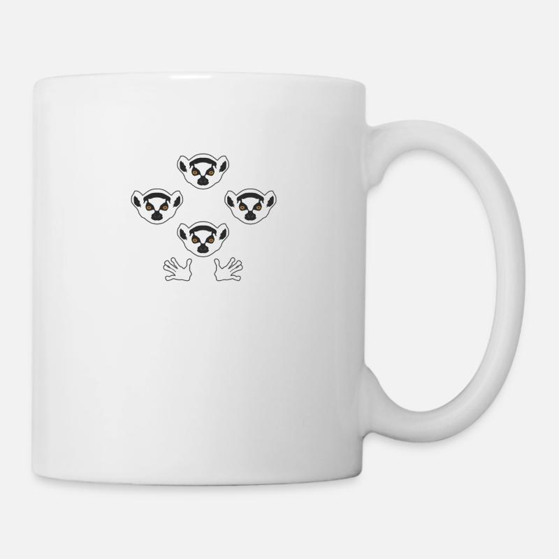 Prosimian Rhapsodie - Tasse - Weiß